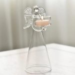 Bougeoir en verre design Ange pour une ambiance chaleureuse