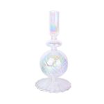 Bougeoir en verre, style contemporain coloré