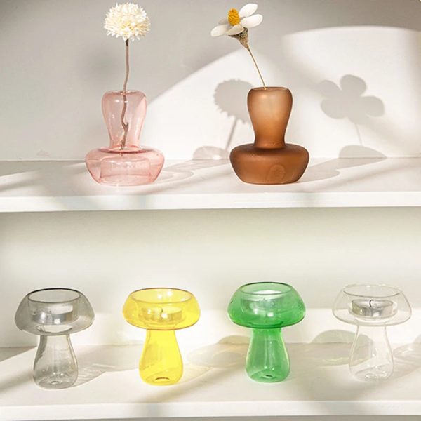 Verre champignon pour éclairage d'ambiance