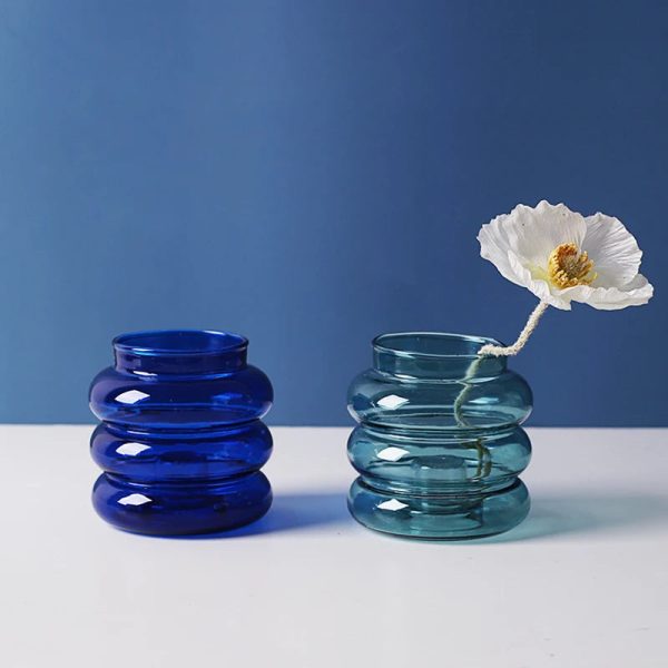 Bougeoir en verre design