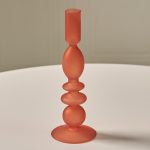 Verre ocre : bougeoir décoratif pour éclairage doux