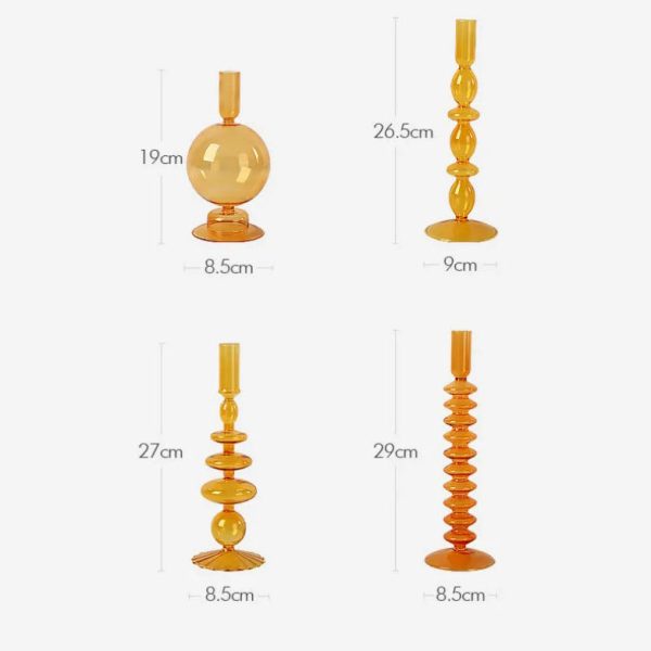Bougeoir en verre pour un éclairage d'ambiance