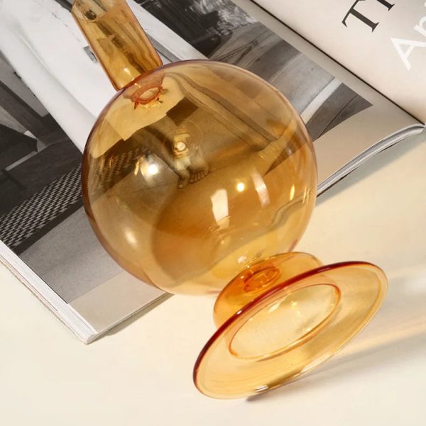 Bougeoir moderne en verre