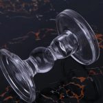 Bougeoir en verre soufflé, style contemporain