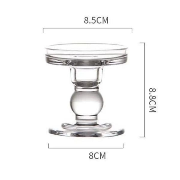 Bougeoir Pilier Bulle, accessoire déco essentiel