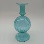 Verre strié, bougeoir pour ajout de style à votre déco