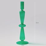 Bougeoir en verre pour soirée romantique