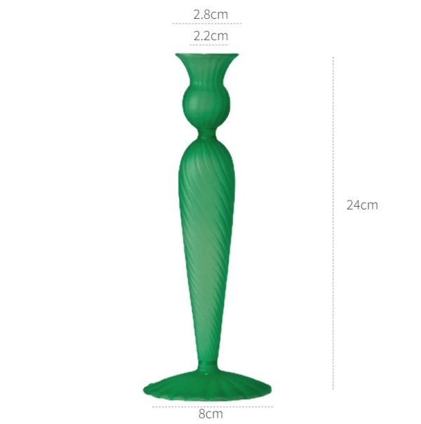 Bougeoir en verre pour événements spéciaux