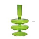 Accessoire de table : bougeoir vert d'eau
