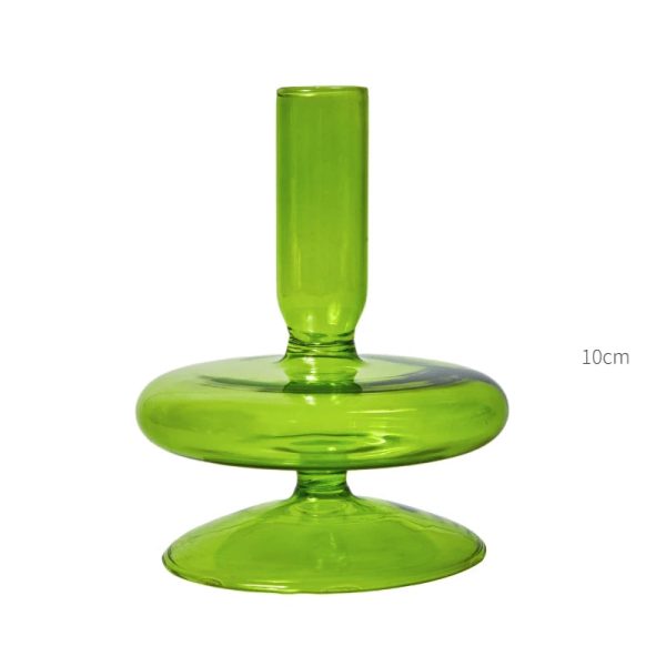 Verre vert d'eau, élément de décoration