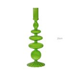 Verre vert d'eau, parfait pour bougies