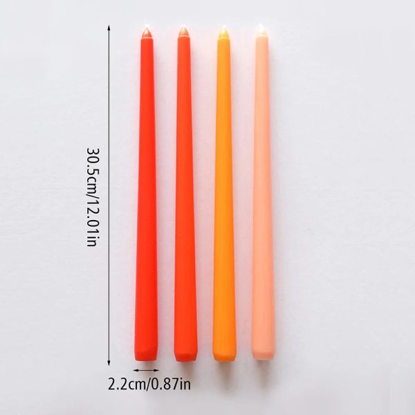 Bougie colorée de quatre tons, ajout de charme à votre maison