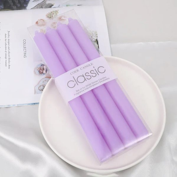 Lot de bougies en pastel, parfaites pour cadeaux