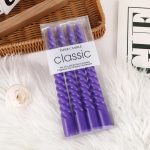 Bougie torsadée - Quatre couleurs assorties