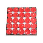 Lot de bougies citronnelle colorées - 50 pièces