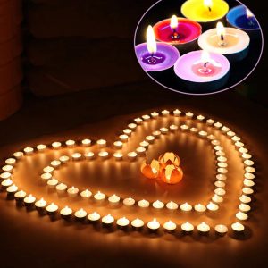 Bougies colorées citronnelle pour ambiance estivale