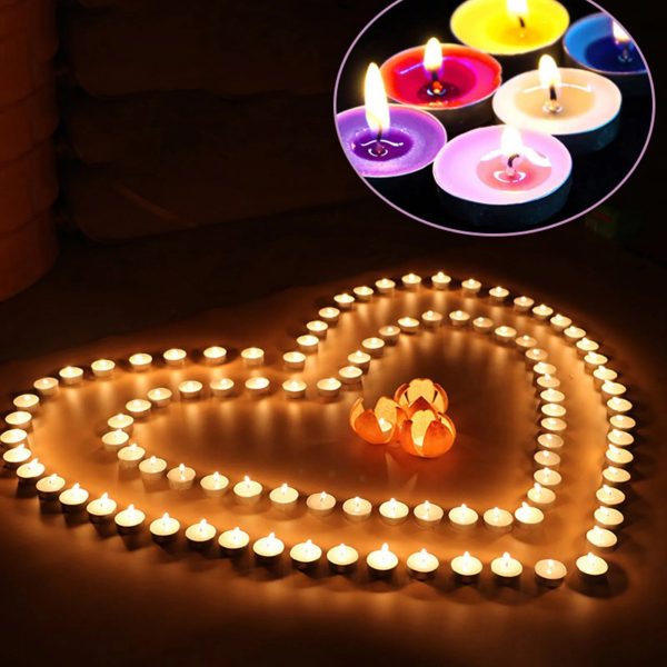 Bougies colorées citronnelle pour ambiance estivale