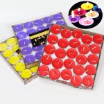 Ensemble de 50 bougies citronnelle variées