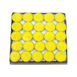Bougies de citronnelle - Lot de 50 colorées