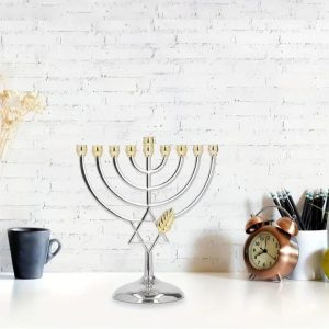 Candélabre 7 branches - Etoile de David