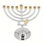 Candélabre traditionnel juif à 7 branches