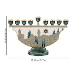 Candélabre classique, 9 branches pour célébrations festives