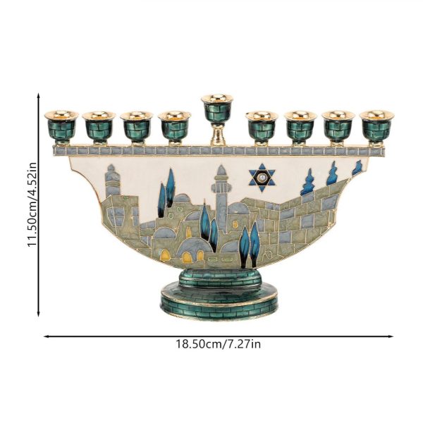 Candélabre classique, 9 branches pour célébrations festives