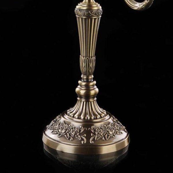 Accessoire décoratif : candélabre en bronze 5 branches