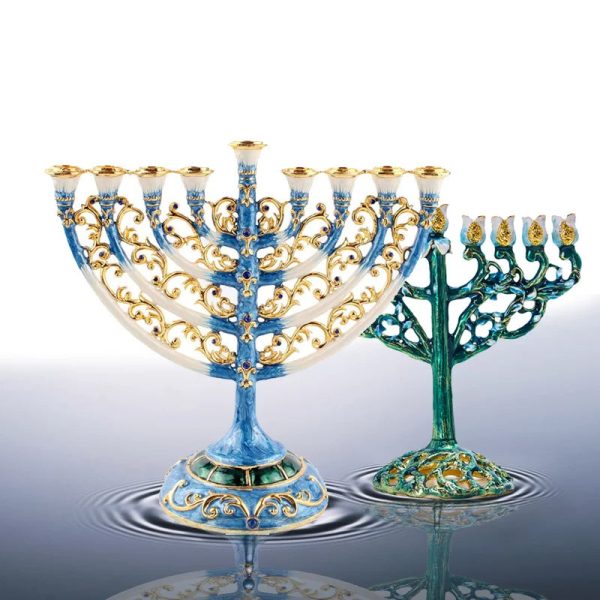 Candélabre 9 branches pour la Fête des Lumières