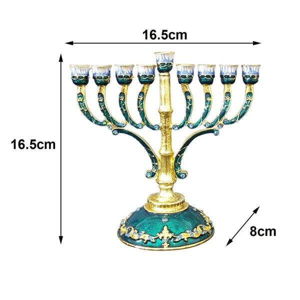 Éclairage festif avec candélabre 9 branches