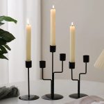 Chandelier droit à deux branches pour un éclairage subtil