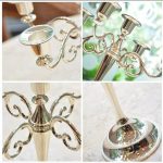 Chandelier décoratif 3 branches en argent