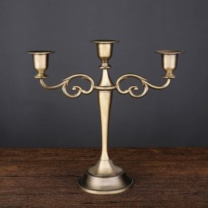 Chandelier classique 3 branches en bronze