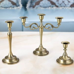 Chandelier 3 branches au design classique en métal