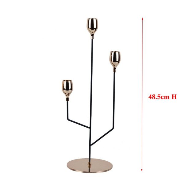 Décoration intérieure : chandelier 3 branches élégant et sophistiqué