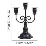 Chandelier étroit 3 branches, idéal pour petits espaces