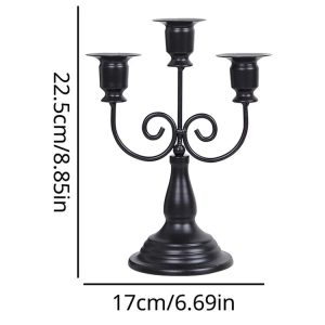 Chandelier étroit 3 branches, idéal pour petits espaces