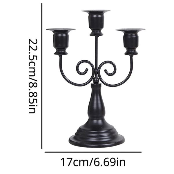 Chandelier étroit 3 branches, idéal pour petits espaces