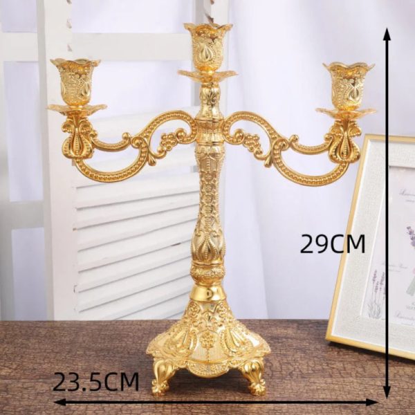 Luminaires Rococo, chandelier 3 branches