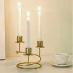 Chandelier spirale 3 branches élégant