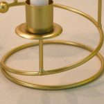 Chandelier design 3 branches en spirale