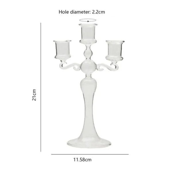 Éclairage 3 branches avec nuances de verre coloré