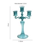 Chandelier artistique à 3 bras en verre vibrant