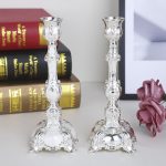 Chandelier ancien argenté élégant pour décoration intérieure