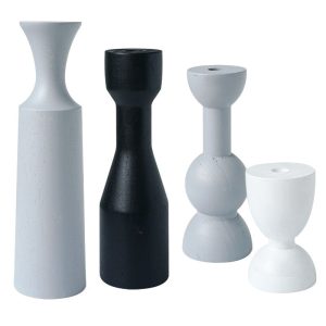 Chandelier Bois Blanc élégant pour décoration intérieure