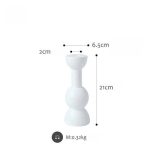 Chandelier suspendu en bois blanc, touche naturelle