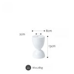 Chandelier en bois blanc, ajout décoratif unique