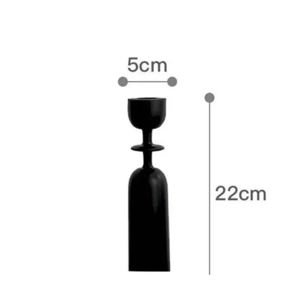 Chandelier en bois noir avec style contemporain