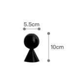 Luminaire décoratif en bois noir chic