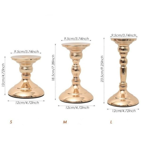 Bougeoir doré, ajout glamour à votre décoration maison